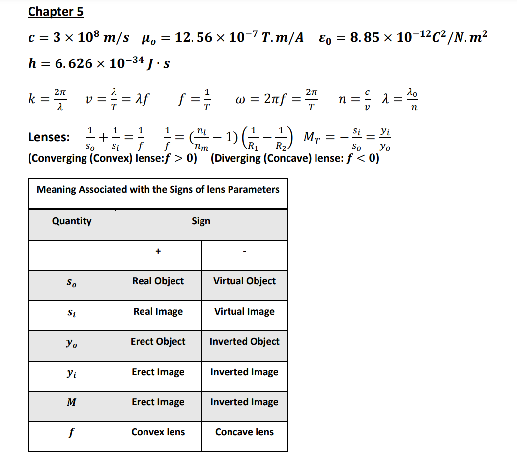 Please Solve This Problem I Want To Make Sure My Answers Are Correct Please Use The Formula Sheet Below When Solving 2