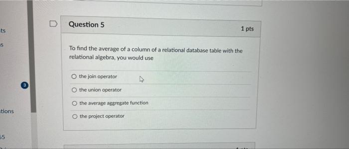 D Question 1 Which Of The Following Are Advantages Of A Dbms O Data Dependence O Incompatible File Formats O Database C 5