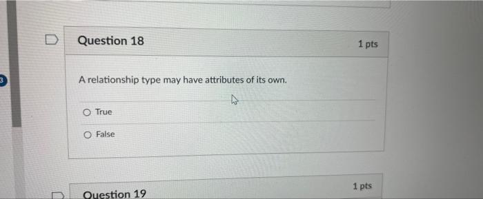 D Question 1 Which Of The Following Are Advantages Of A Dbms O Data Dependence O Incompatible File Formats O Database C 18