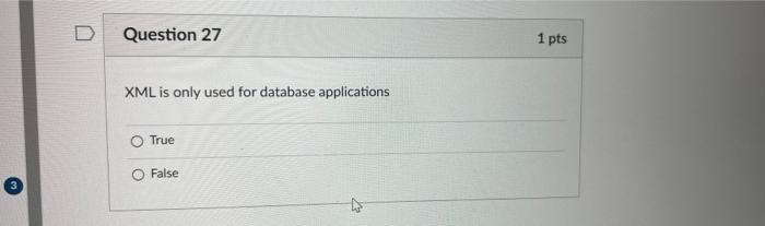 D Question 1 Which Of The Following Are Advantages Of A Dbms O Data Dependence O Incompatible File Formats O Database C 27
