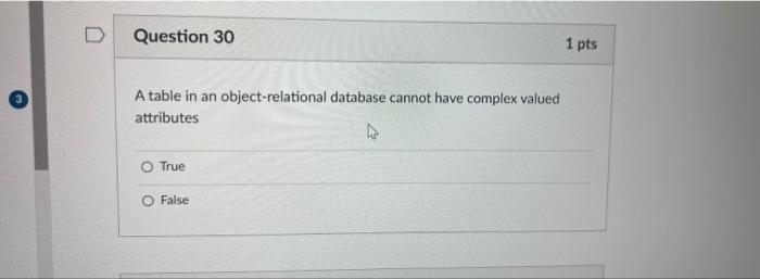D Question 1 Which Of The Following Are Advantages Of A Dbms O Data Dependence O Incompatible File Formats O Database C 30