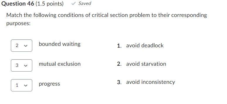 Please Help Me With This Operating System Question 1