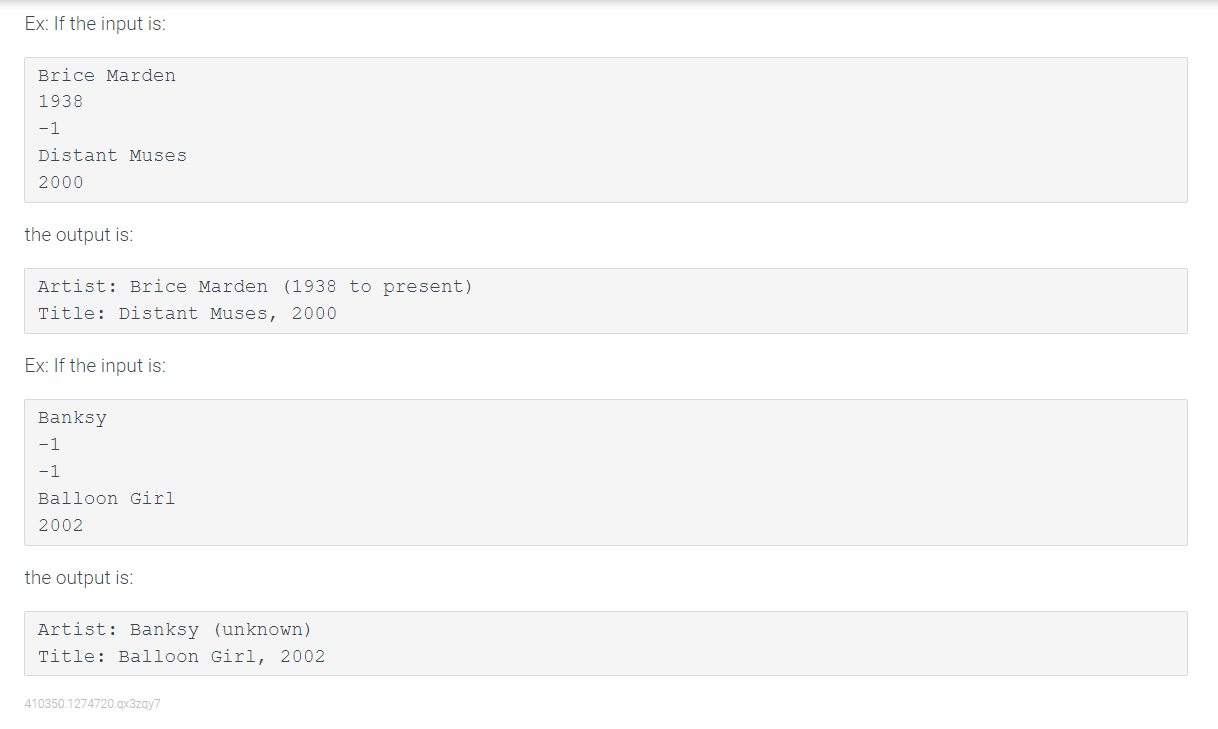 7 27 Lab Artwork Label Classes Constructors Given Main Complete The Artist Class In Files Artist H And Artist Cpp 2
