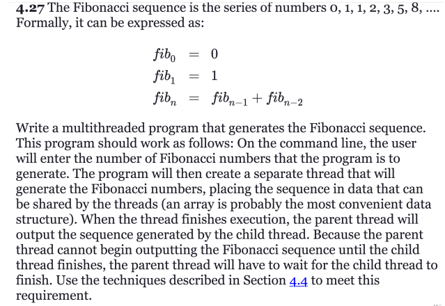 4 27 The Fibonacci Sequence Is The Series Of Numbers 0 1 1 2 3 5 8 Formally It Can Be Expressed As Fibo Fi 1