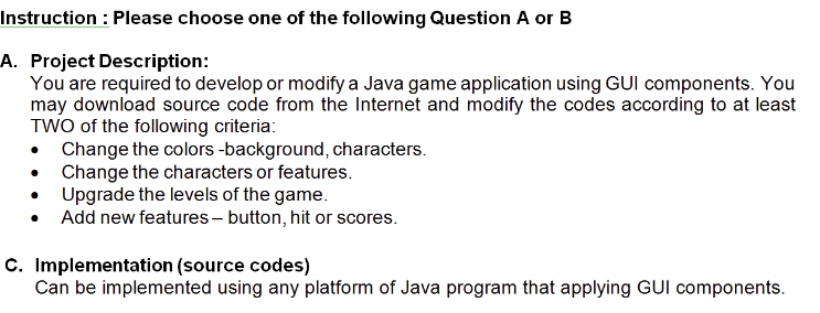 Please Help Me To Make Change With This Code I Should Meet The Requirement Of This Project Complete Code For The Gam 1