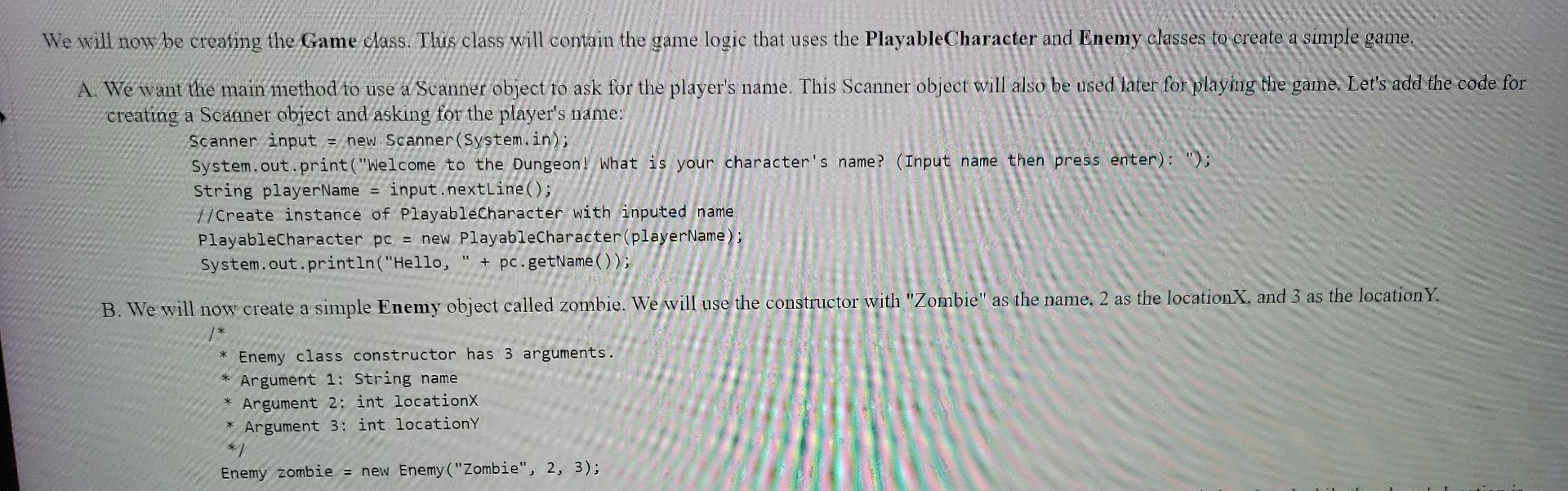 Need Help Programming This Java Code I Cannot Get It To Work Please Fix Any Errors And Add What I M Missing To Get It 4