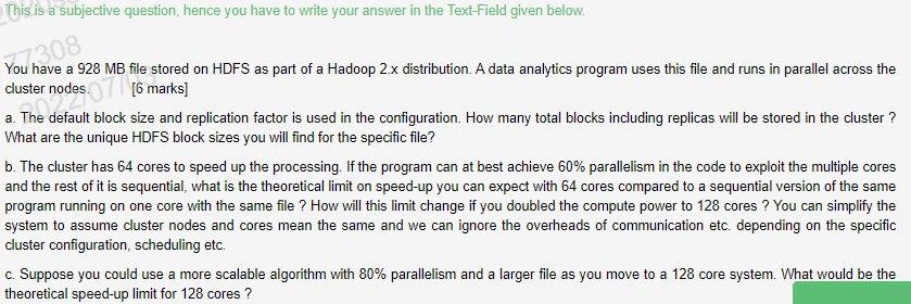 Question Is Related To Big Data System Pls Dont Answer If Its Not Relevent To The Subject 1