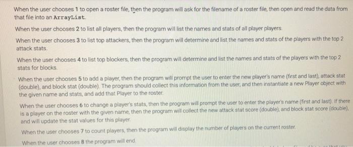 The Volleyball Coach At Verde Valley High School Would Like Some Help Managing Her Team She Would Like A Program To Hel 2