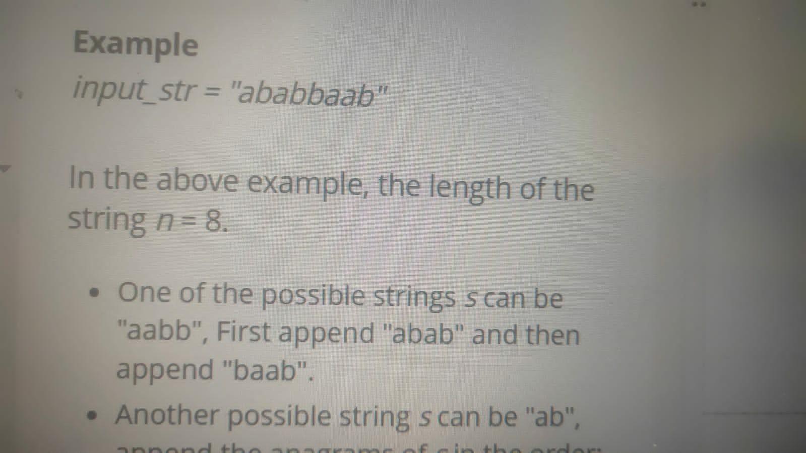 2 Anagram Period A String Can Be Formed Using Another String S By Repeatedly Concatenating The Anagrams Of S Any Number 2