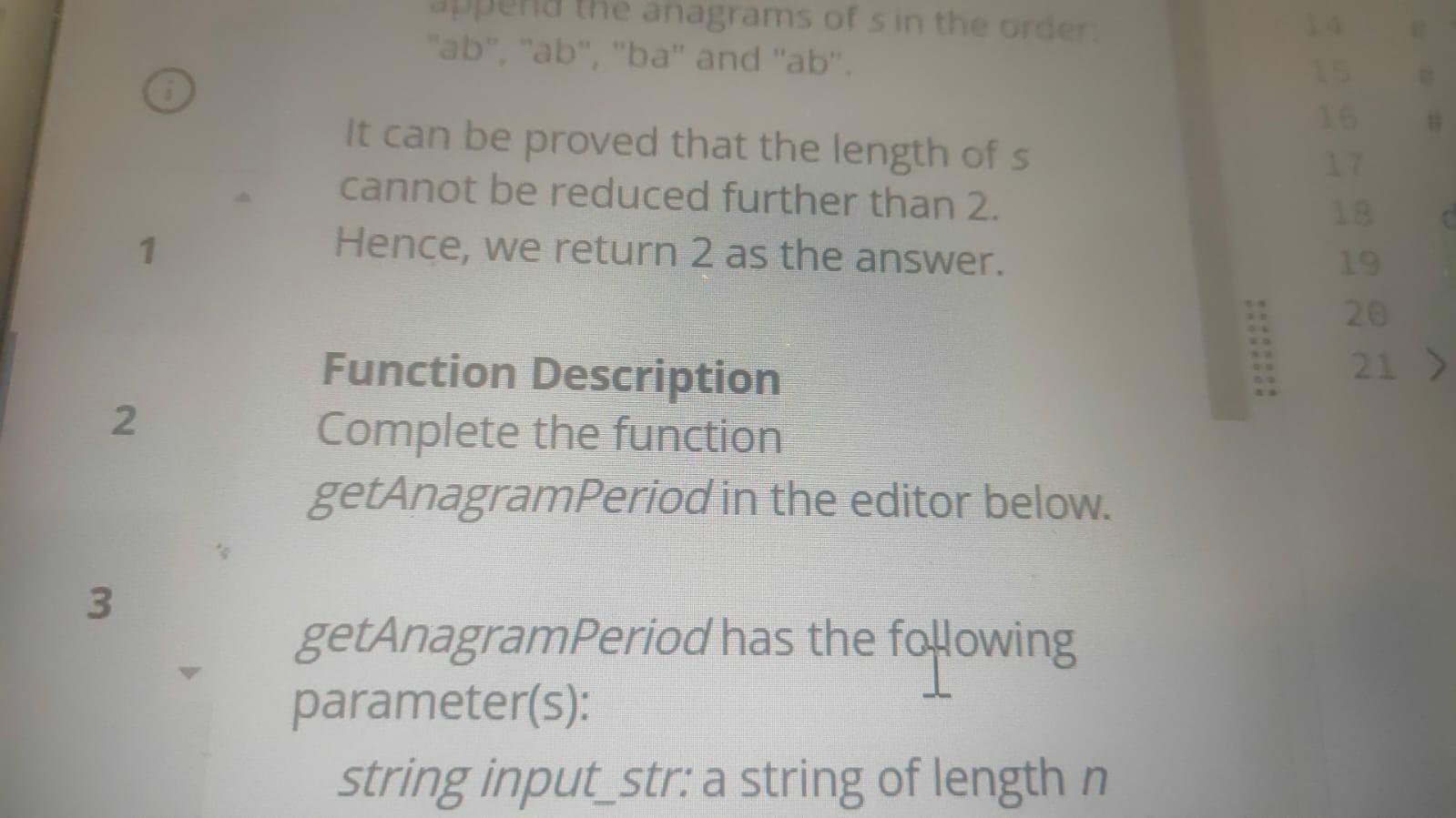 2 Anagram Period A String Can Be Formed Using Another String S By Repeatedly Concatenating The Anagrams Of S Any Number 3
