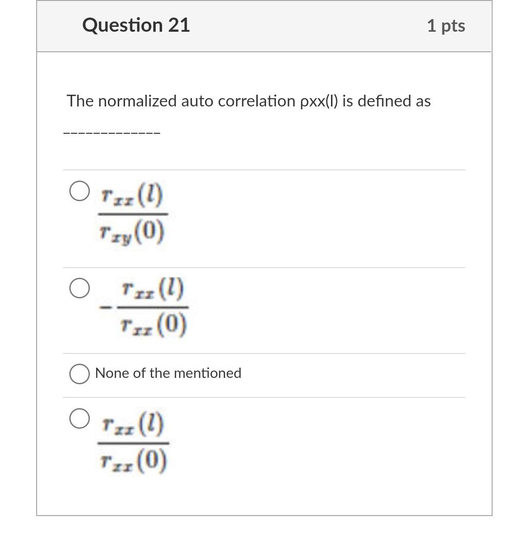 Question 18 Given The Value Of Correlation For Signal A And Signals S1 S2 And S3 Such That The Norm Corr A S1 Is The N 2
