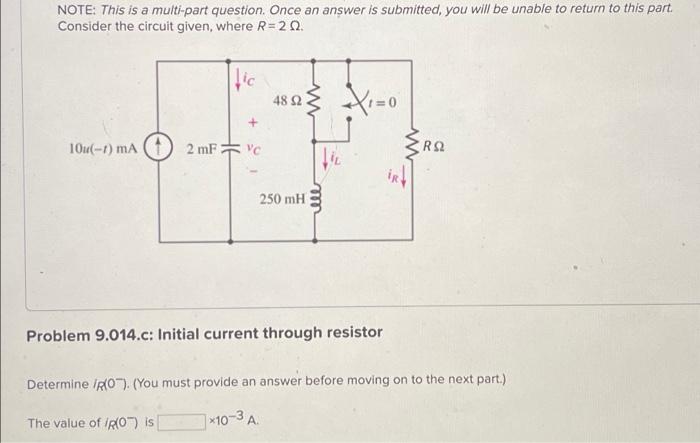 Note This Is A Multi Part Question Once An Answer Is Submitted You Will Be Unable To Return To This Part Consider Th 4