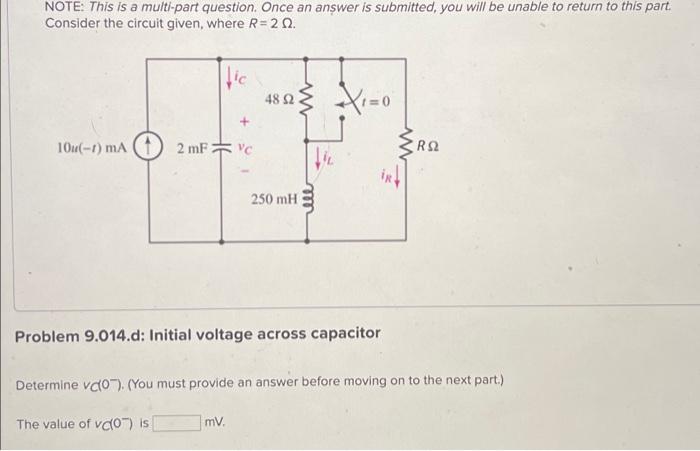 Note This Is A Multi Part Question Once An Answer Is Submitted You Will Be Unable To Return To This Part Consider Th 5