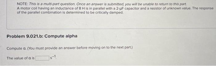 Required Information Problem 09 021 Dependent Multi Part Problem Assign All Parts Note This Is A Multi Part Question 2