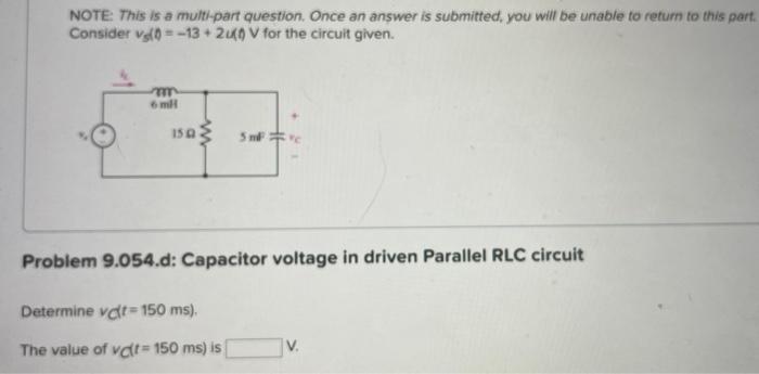 Multi Part Question 4