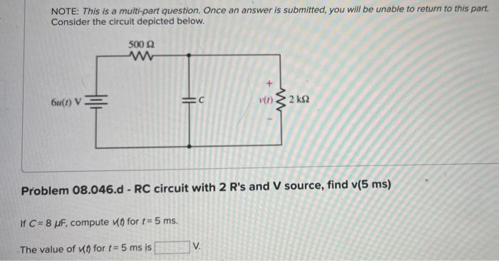 Note This Is A Multi Part Question Once An Answer Is Submitted You Will Be Unable To Return To This Part Consider Th 4