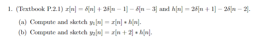 1 Textbook P 2 1 X N D N 28 N 1 N 3 And H N 28 N 1 28 N 2 A Compute And Sketch Y N 1