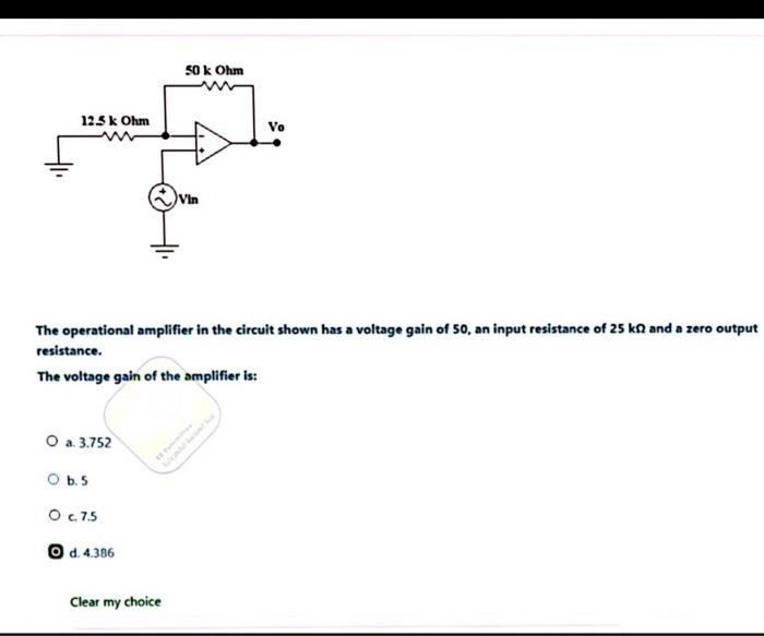 Certon 4 Correct Mark 1 00 Out Of 3 30 1 Fageuest On The Output Voltage Of The Amplifier Is If V 2230 V 2002 101 K Jikn 2