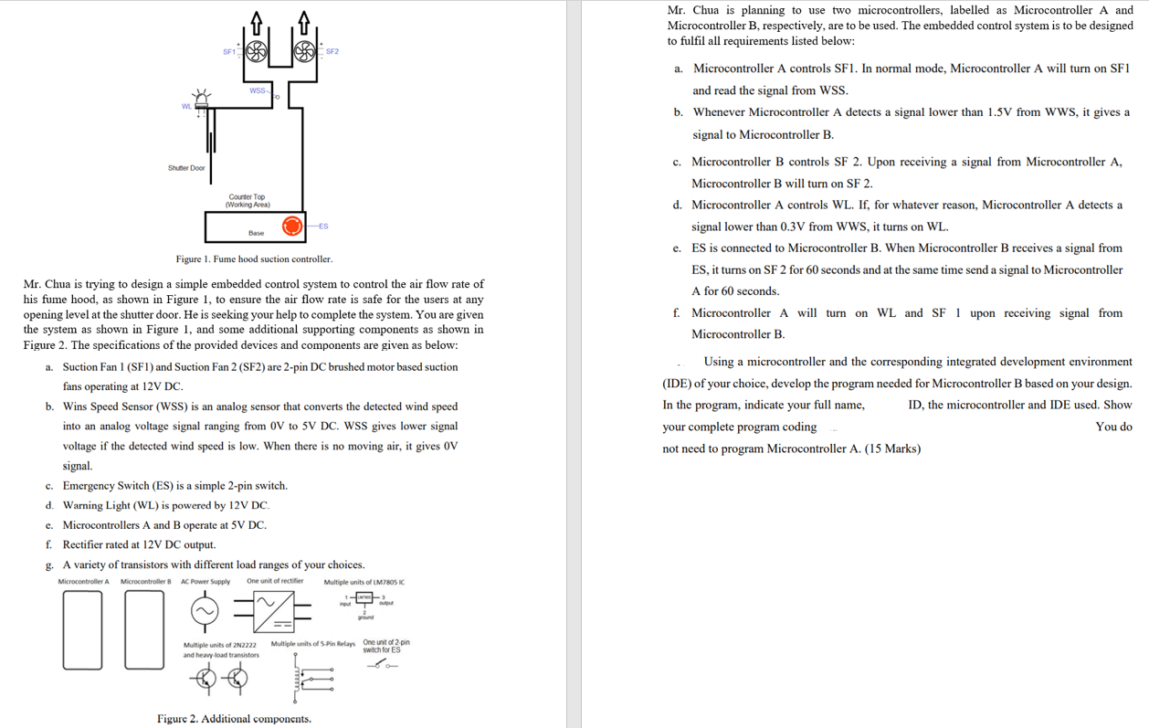 Wl Shutter Door Sf1 Wss Counter Top Working Area Base Sf2 Figure 1 Fume Hood Suction Controller Mr Chua Is Trying 1