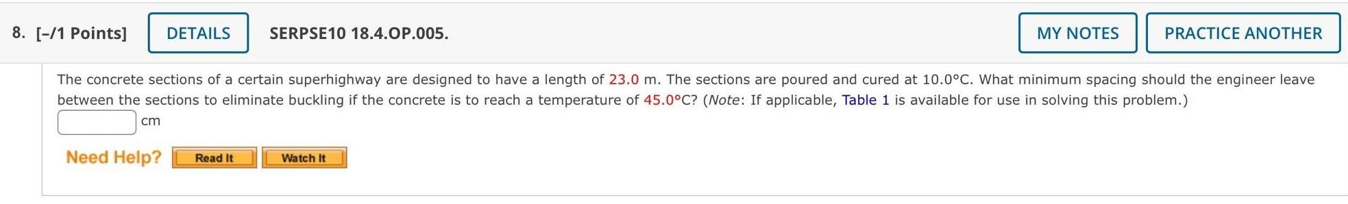 8 1 Points Details Serpse10 18 4 Op 005 My Notes Practice Another The Concrete Sections Of A Certain Superhighway 1