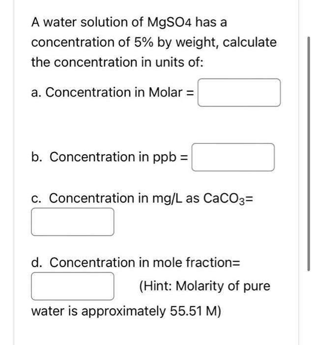 A Solution Initially Contained 39 G L Of Co3 And 15 G L Of Mg2 When Equilibrium Is Finally Reached What Will Be The 2