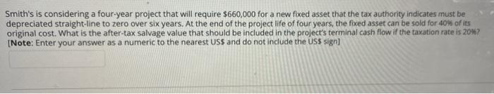 Project Altron Has A Required Return On 9 25 And Cash Flows Of 107 000 32 600 35 900 43 400 And 35 900 For Ye 2
