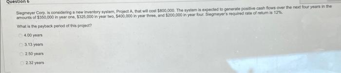 Question 5 All Else Being Held Equal If A Company S Transaction Flotation Costs Associated With Selling Corporate Sec 2