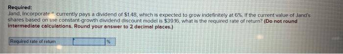 Required Elk City Utility Recently Paid A Dividend Of 3 77 Per Share Dividends Are Expected To Grow At A Rate Of 3 90 4