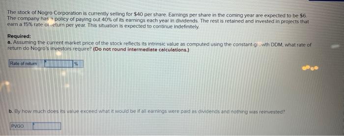 Required Elk City Utility Recently Paid A Dividend Of 3 77 Per Share Dividends Are Expected To Grow At A Rate Of 3 90 6