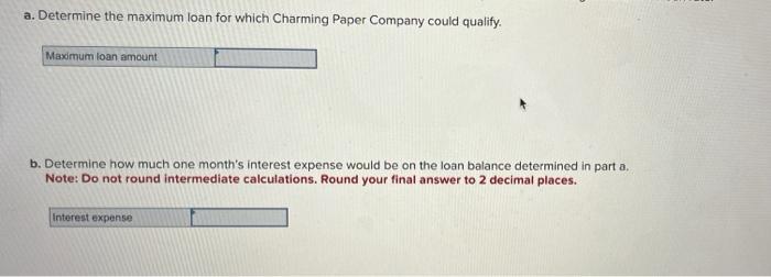 Charming Paper Company Sells To The 12 Accounts Listed Here Average Age Of The Account Over The Last Year Account A L R 2