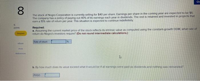 4 Oped Required Jand Incorporated Currently Pays A Dividend Of 1 22 Which Is Expected To Grow Indefinitely At 5 I 4