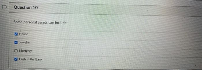 Question 1 An Income Statement Includes Revenue Assets And Expenses True False Question 2 Financial Reports From Pu 10