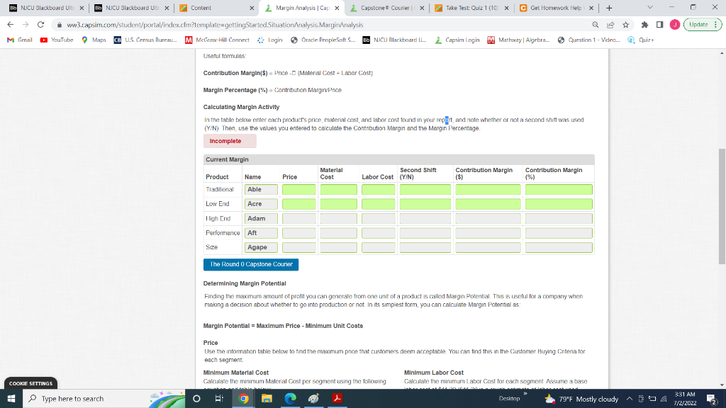 Please Answer Correctly Thank You I Attached The Product Analysis Report Pg4 And The Segment Analysis Report Pg5 9 1
