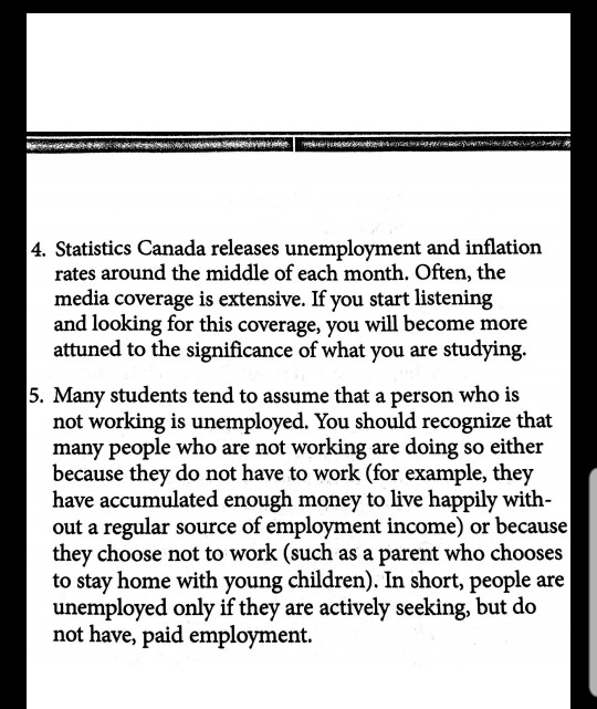 We 4 Statistics Canada Releases Unemployment And Inflation Rates Around The Middle Of Each Month Often The Media Cove 1