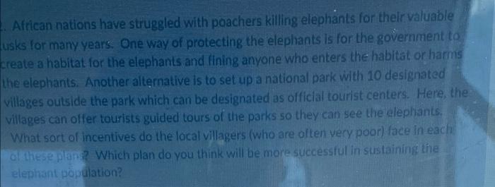 African Nations Have Struggled With Poachers Killing Elephants For Their Valuable Usks For Many Years One Way Of Protec 1