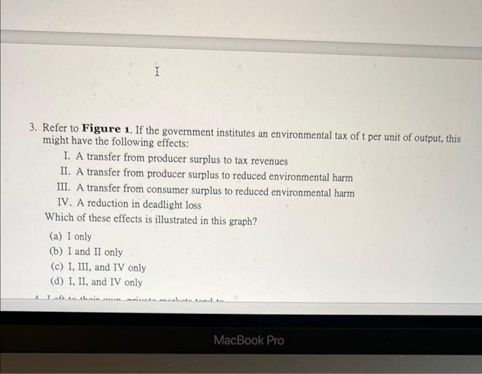 Part I Indicate The Answer Choice That Best Completes The Statement Or Answers The Question 2 Points Each Figure 1 T 2