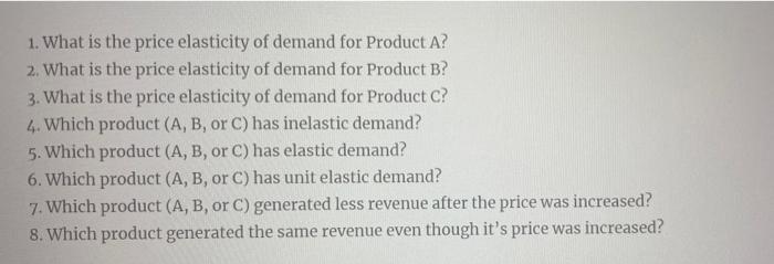 Mickey Operates A Small Business That Produces 3 Products We Will Call These Products A B And C Mickey S Costs Of Pr 3