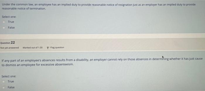 Question 18 Not Yet Answered Marked Out Of 1 00 P Flag Question Which Of The Following Is Not One Of The 10 Fair Informa 3