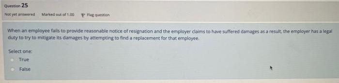Employers Should Never Subject Employees To Disciplinary Measures For Innocent Absenteeism Select One True False Quest 2