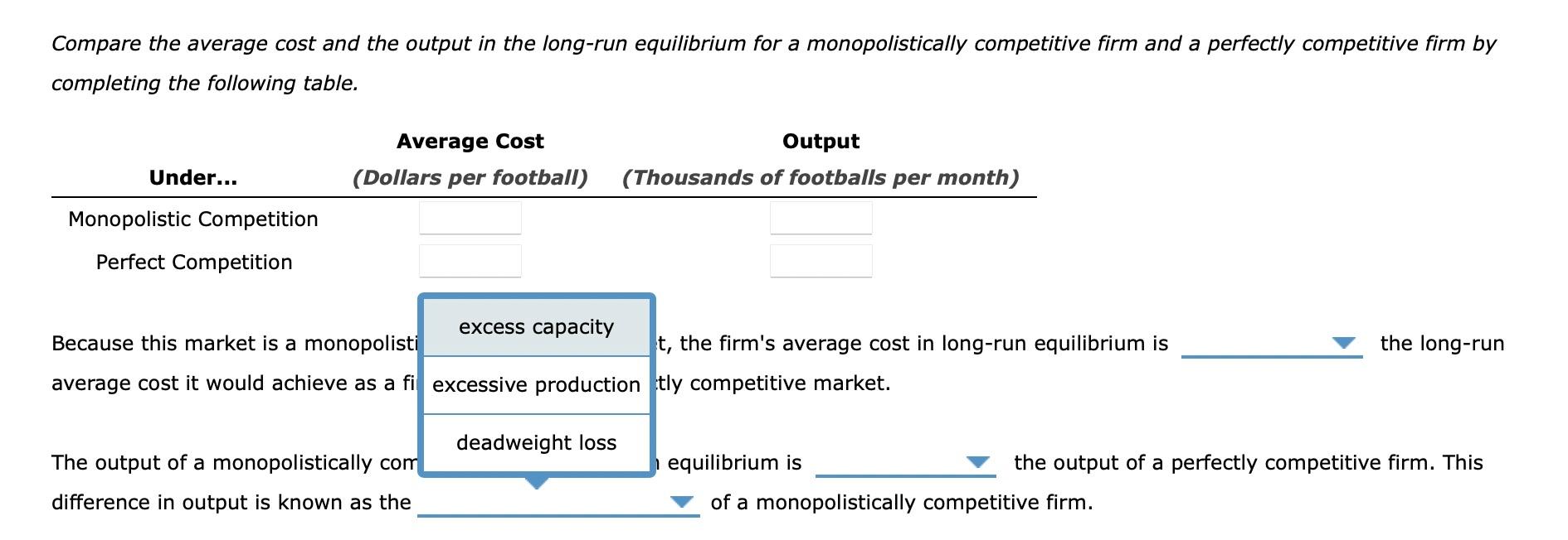 Suppose That A Firm Produces Footballs In A Monopolistically Competitive Market The Following Graph Shows Its Demand Cu 3
