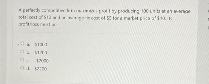 It Is A Market Structure Where Firms Can Only Maximize Profits By Changing Output But Not Price A Oligopoly O B Duopo 2