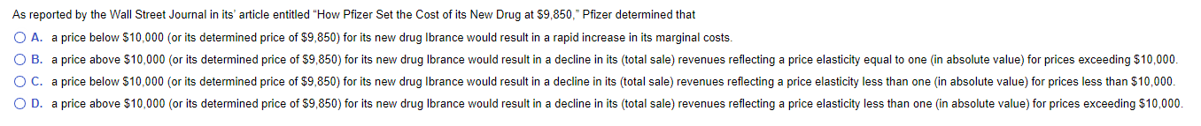 As Reported By The Wall Street Journal In Its Article Entitled How Pfizer Set The Cost Of Its New Drug At 9 850 Pfiz 1