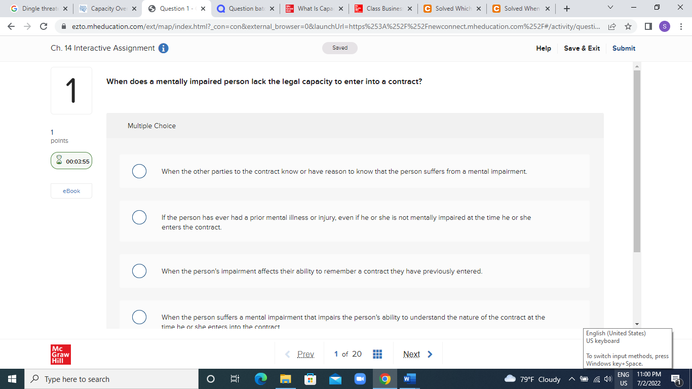 G Dingle Threate X C What Is Capac X Ezto Mheducation Com Ext Map Index Html Con Con External Browser 0 Launchurl 1