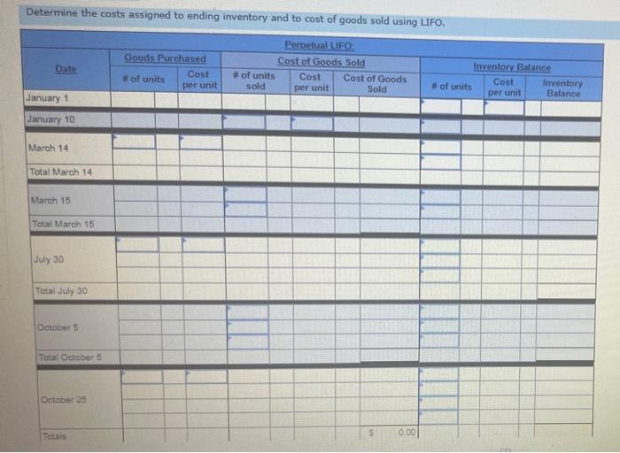 1 Is This First One Correct Or Am I Missing Something 2 Please Help Fill In The Blue Blanks Using Fifo Using Lifo C 5