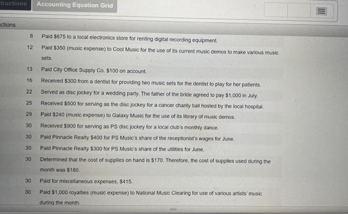 Chapter 1 Continuing Problem Ebook Continuing Problem Chapter 1 Part 2 Instructions Labels And Amount Descriptions In 9