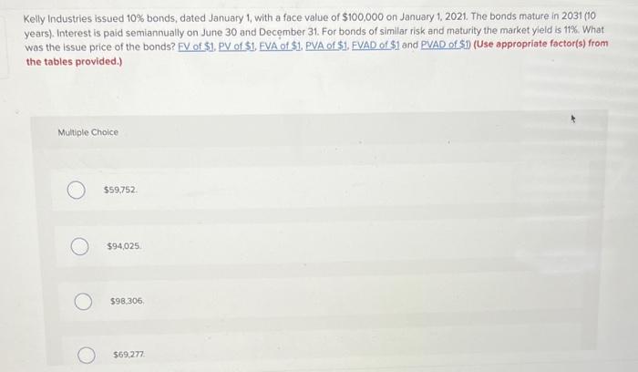 Ocean Adventures Issues Bonds Due In 10 Years With A Stated Interest Rate Of 12 And A Face Value Of 350 000 Interest 2