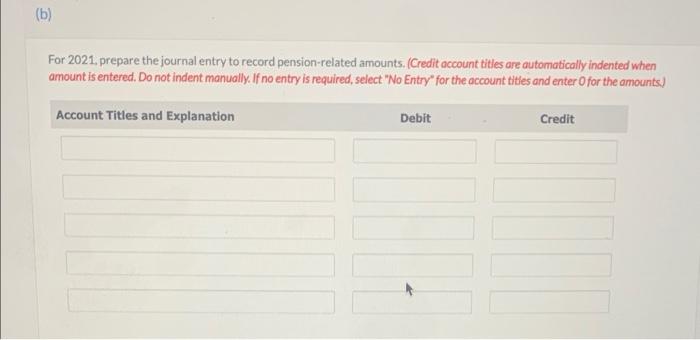 Current Attempt In Progress On January 1 2020 Cheyenne Company Has The Following Defined Benefit Pension Plan Balances 10