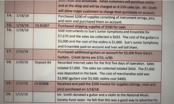Part Four Instructions In This Part Of The Practice Set The Student Will Prepare A Bank Reconciliation For The Month Of 7