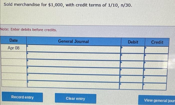 Pirt Prepare Journal Entries To Record Each Of The Following Sales Transactions Of A Merchandising Company The Company 6