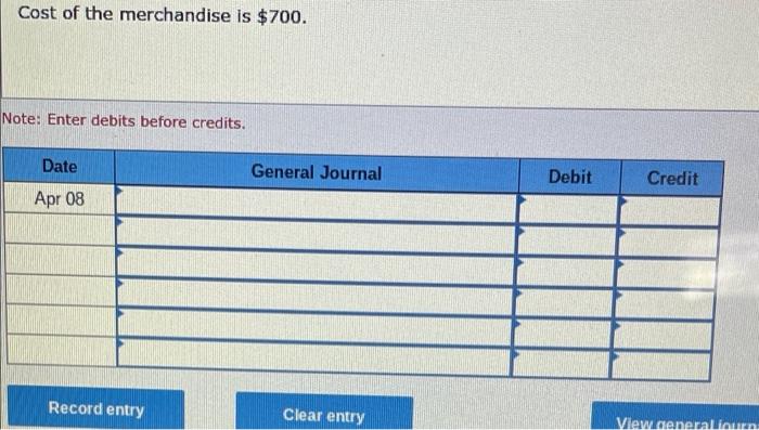 Pirt Prepare Journal Entries To Record Each Of The Following Sales Transactions Of A Merchandising Company The Company 7
